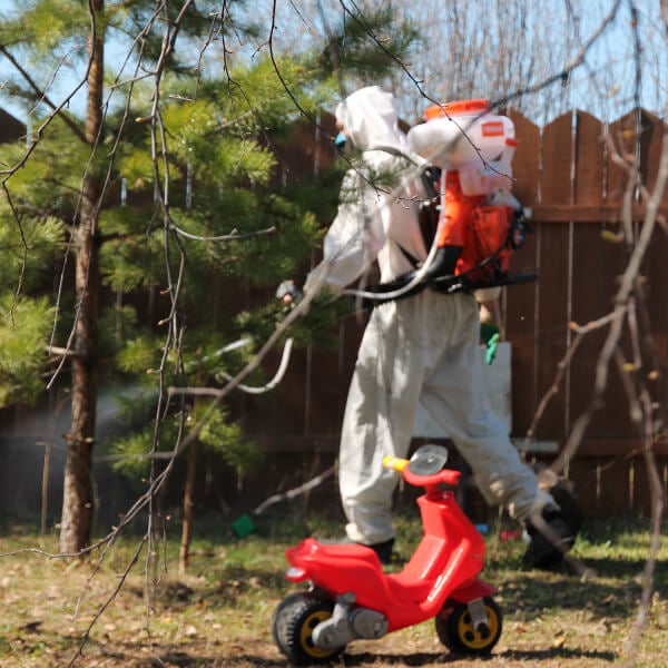 Обработка участка от клещей в Октябрьском?